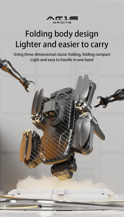 Cross-Border AE16Drone Laser Obstacle Avoidance Drone GPS Satellite Positioning Four Lens Brushless Quadcopter