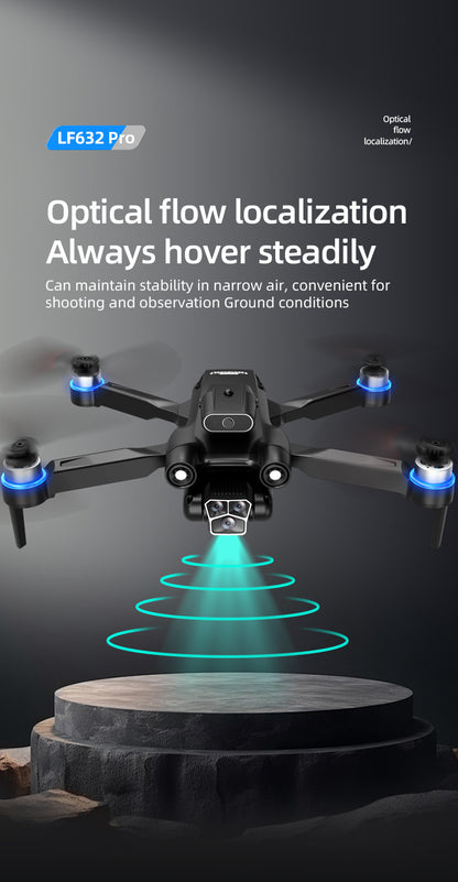Cross-Border LF632Drone with screen control, optical flow positioning, quadcopter with brushless motor Remote Control Airplane Toy