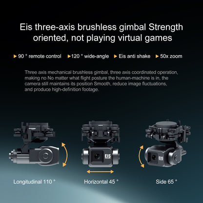 Cross-Border S155Relay Brushless Drone Laser Obstacle Avoidance Three-axis Anti-shake Gimbal GPS Return to Position Drone