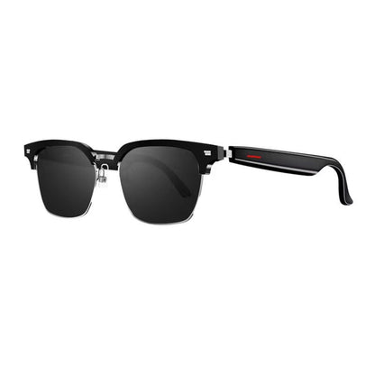 Black Technology Translation Smart Wireless Bluetooth Headset Myopia Glasses Anti-Blue Light Voice Call IOS Android Universal