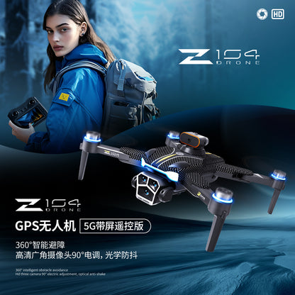Cross-Border Z104Drone remote control with screen brushless motor HD aerial photography GPS Intelligent Positioning Remote Control Drone