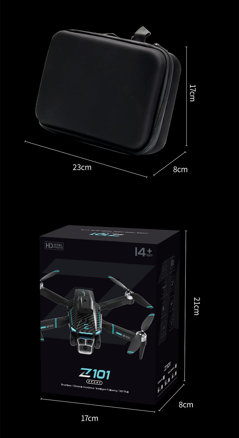 Cross-Border Z101Drone Long Endurance Obstacle Avoidance Aerial Photography Quadcopter Brushless Motor Remote Control Aircraft Drone