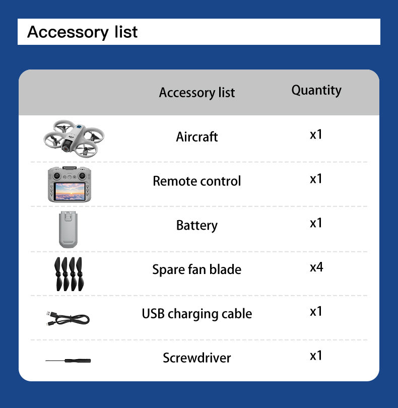 Cross-Border GT3Drone Remote Control with Screen Optical Flow Positioning Electric Lens Quadcopter Remote Control Aircraft Toy