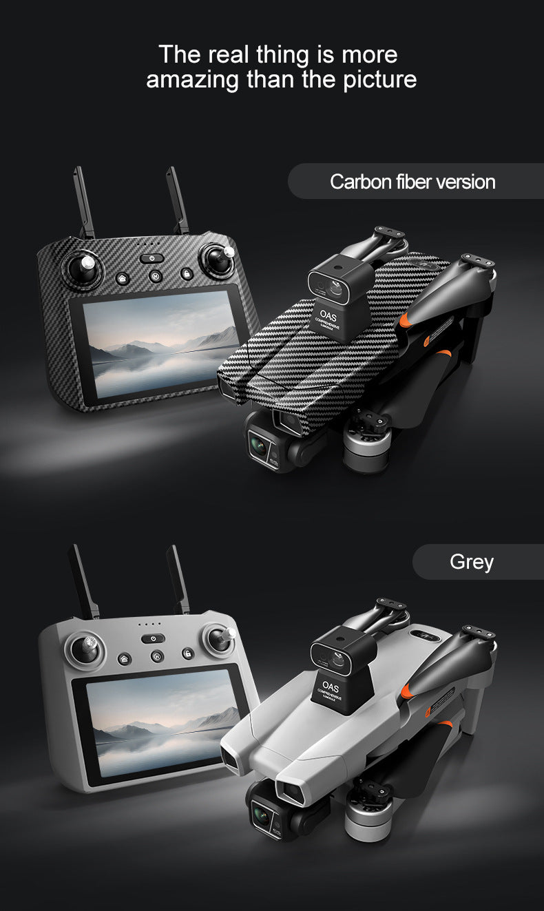 AE86+Digital image transmission with touchscreen obstacle avoidance HD professional aerial photography drone automatic return GPS Remote control aircraft