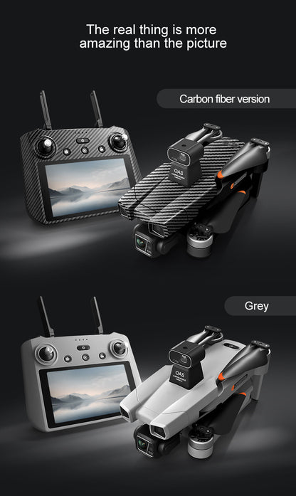 AE86+Digital image transmission with touchscreen obstacle avoidance HD professional aerial photography drone automatic return GPS Remote control aircraft