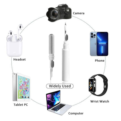 Cleaner Kit for Airpods,Earbuds Cleaning kit for Airpods Pro 1 2 3, Multi-Function Cleaning Tool with Brush for Wireless Earphones Bluetooth Headphones Camera and iPhone