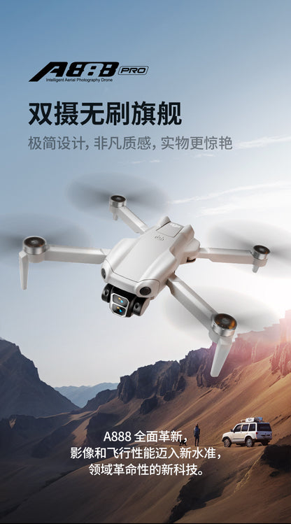 Cross-Border A888 PRO Drone HD Aerial Photography Long Endurance Quadcopter Remote Control Aircraft Air 3Drone