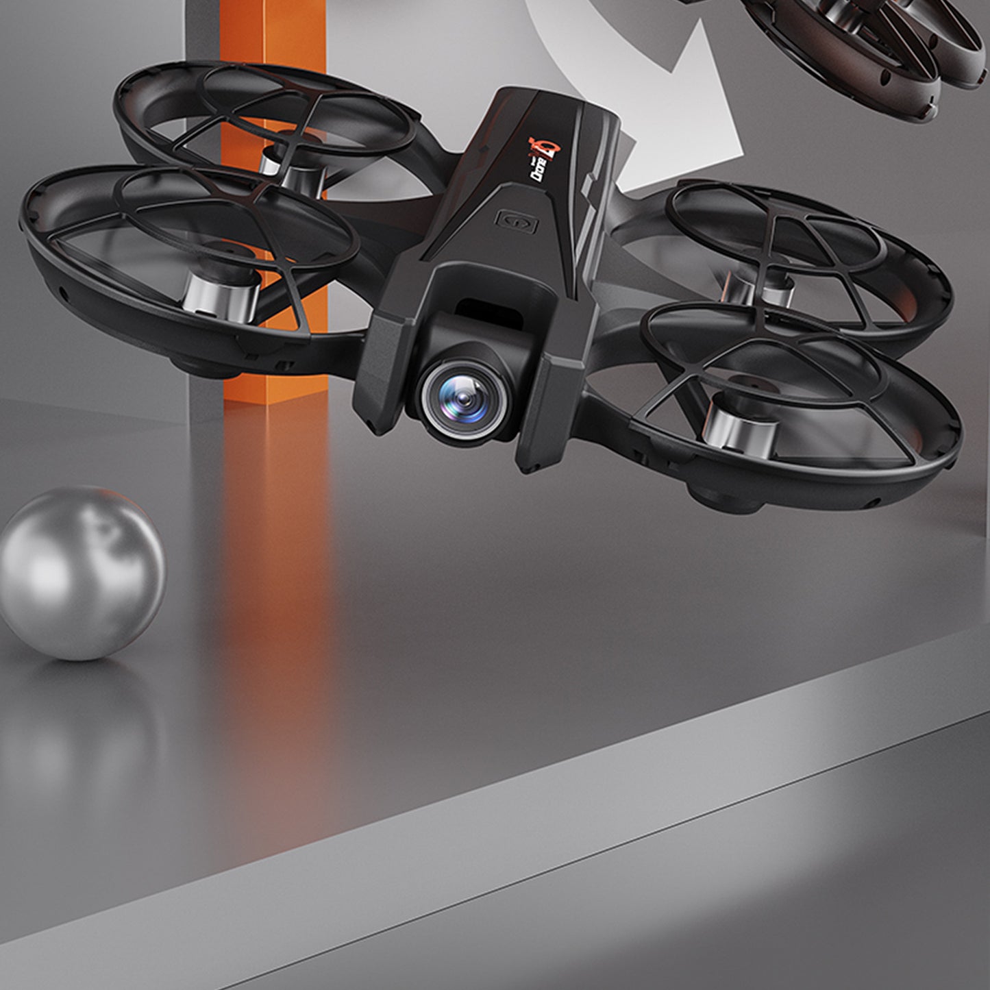 Cross-Border YL05Drone Flying Across Large Screen Without Phone Aerial Photography HD Optical Flow Brushless Toy Airplane