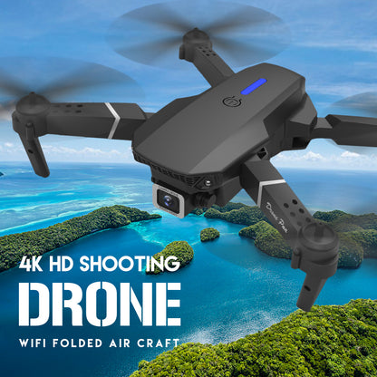Cross-Border E88pro Foldable Drone HD Dual Camera Aerial Photography Altitude Hold Quadcopter Remote Control Aircraft E525
