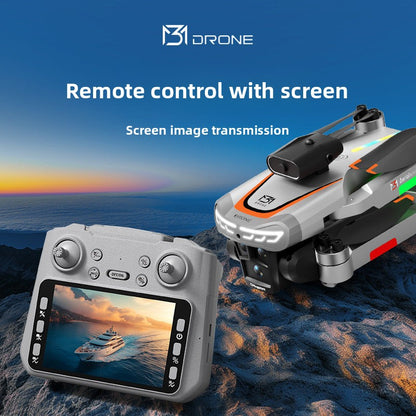 Popular Live-Streaming Product M3 Drone With 4.3inch Screen Remote Control, Brushless Optical Flow ESC, Obstacle Avoidance Quadcopter
