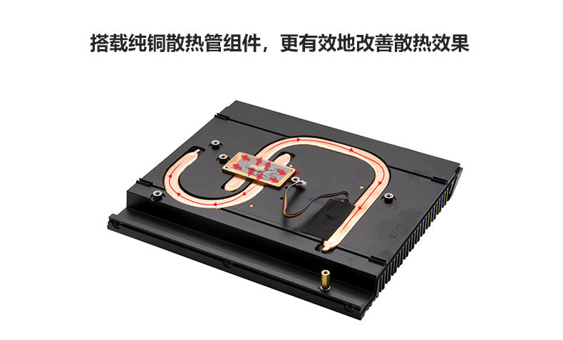 Industrial Control P6760F-L6 Embedded N97 Mini Industrial Computer 6 Network 4 Serial Multiple Network Ports Vision Industrial Computer