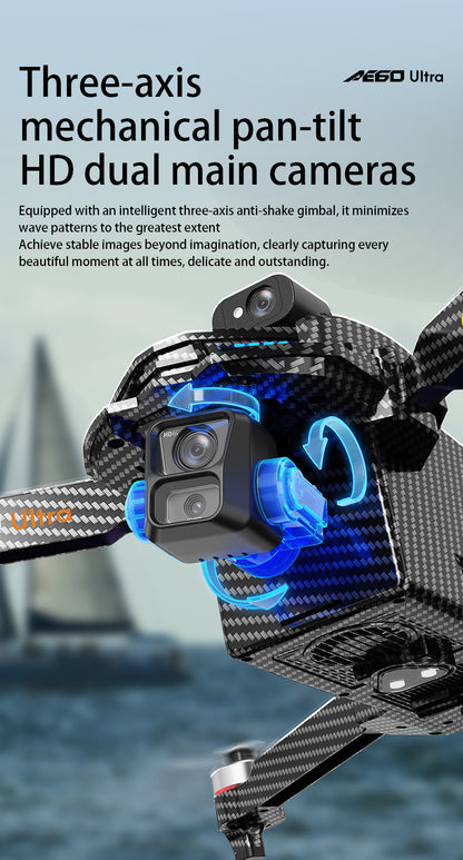 AE60High-definition professional aerial photography drone with touchscreen, digital image transmission, automatic return, and airdrop capability GPS Remote control aircraft