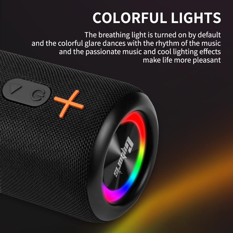 Cyboris springtok  S10 2 in 1 Portable Split Bluetooth speaker Portable subwoofer, 20W High Volume Stereo, IPX6 Waterproof, Smartphone Audio Cyber Black