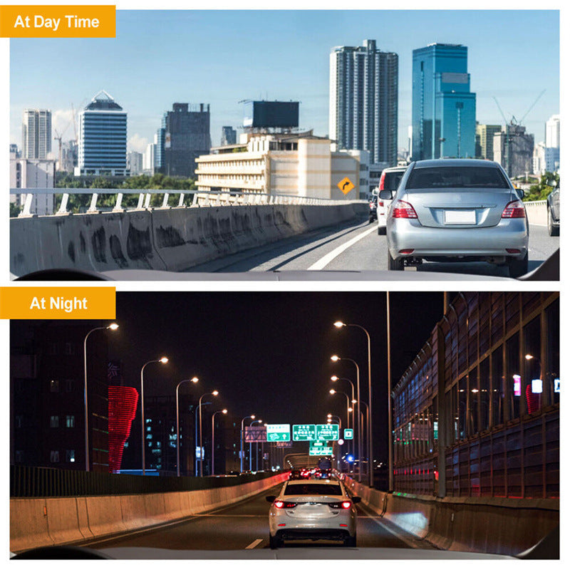 Super Clear1080P Starlight Night Vision Front and Rear Dual Recording WIFI Mobile Phone Interconnection Dual-Lens Car Mount DVR Driving Recorder