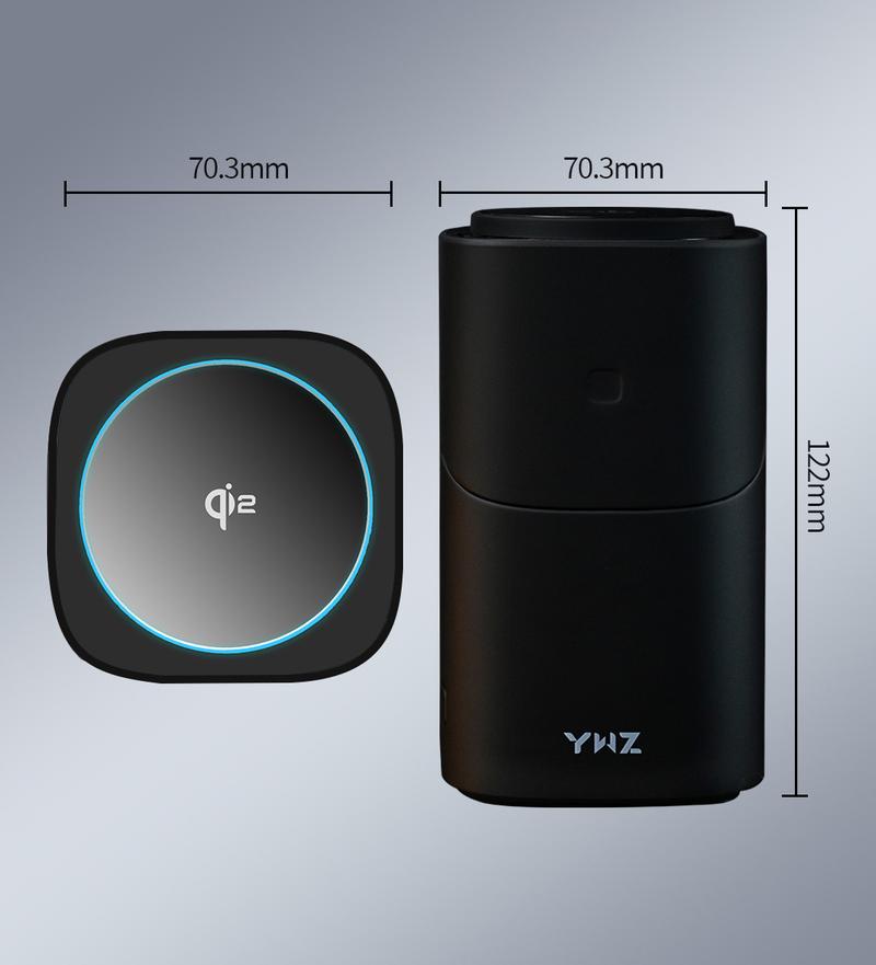 Three in one wireless charger, fast charging, Qi2 certified, suitable for iPhone, iWatch, AirPods headphone charging stations, touch pop-up charging, easy to carry wireless charger,Wireless Multi-Device Charging touch pop-up charging,Gifts,Mother's Day