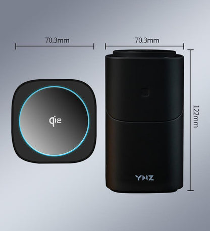 Three in one wireless charger, fast charging, Qi2 certified, suitable for iPhone, iWatch, AirPods headphone charging stations, touch pop-up charging, easy to carry wireless charger,Wireless Multi-Device Charging touch pop-up charging,Gifts,Mother's Day