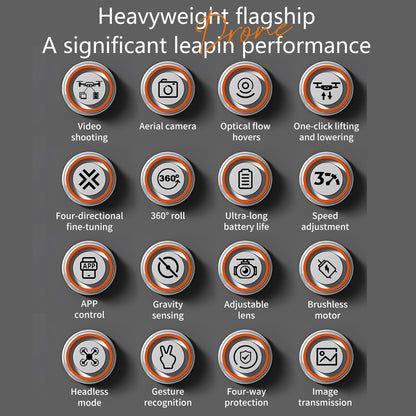 Cross-Border YL05Drone Flying Across Large Screen Without Phone Aerial Photography HD Optical Flow Brushless Toy Airplane