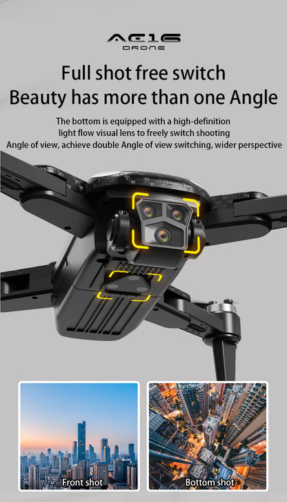 Cross-Border AE16Drone Laser Obstacle Avoidance Drone GPS Satellite Positioning Four Lens Brushless Quadcopter