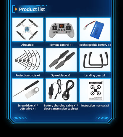 Educational Drone S1Teaching Course Computer Controlled Graphical Programming Quadcopter Remote Control Model Aircraft
