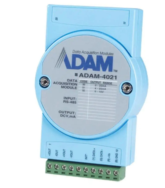 ADAM-4021 Modbus RS-485 Remote I/O 1ch AO  analog output Protocols:ASCII New Original