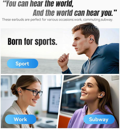 Upgraded 7-in-1 Smartwatch Gift Set – Enhanced Bluetooth Earbuds + Fast Wall Charger + USB Cable + Wireless Watch Charger + 2 Premium Bands | All-in-One Fitness & Everyday Essentials Bundle | Great Value Gift for Men & Women