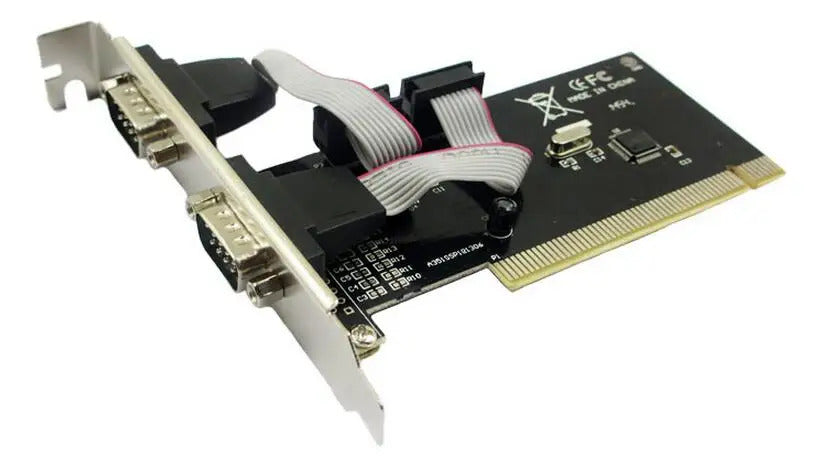 PCI To RS232 RS-232 9Pin Card 2XPorts DB9 Serial Port 1Mbps 16C550 WCH351 New Expansion Cards For POS LED Control WinXP/7/8