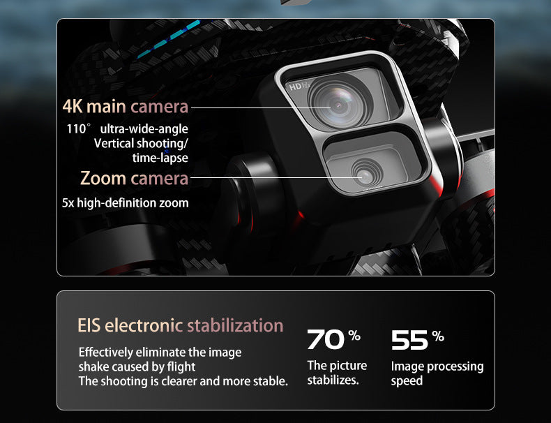 AE60High-definition professional aerial photography drone with touchscreen, digital image transmission, automatic return, and airdrop capability GPS Remote control aircraft