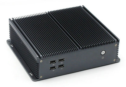 Embedded Computer IPC Fanless Mini Industrial BOX PC For Intel J1900 CPU 6*COM \ LPT \ 2* Giga LAN \ VGA \ 2G RAM \ Barebone 12V
