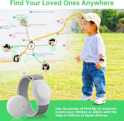 Cross-Border Find My Global Positioning Tracker Suitable for Children and Teenagers Bracelet Strap(Only iOS）