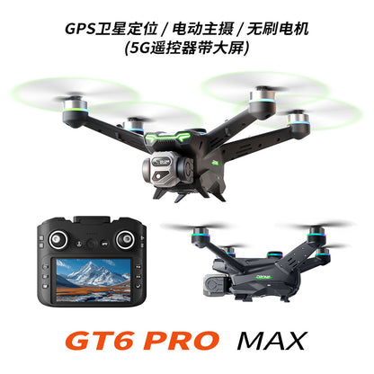 Cross-Border GT6Drone remote control with screen brushless motor HD aerial photography GPS Intelligent Positioning Remote Control Drone