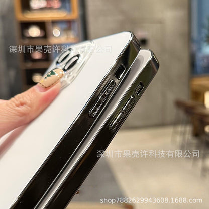 Compatible with iPhone 17 16 15 14 13 12 Pro Max Air Pro Plus Bright Lens Skin-Friendly Phone Case Apple 16 Pro Max AG Nano Matte Protective Cover 15