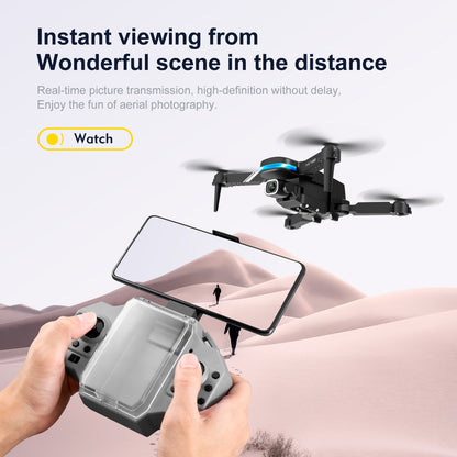 Cross-Border KY910Mini Folding Drone4K High-definition dual-camera aerial photography quadcopter with altitude hold remote control aircraft