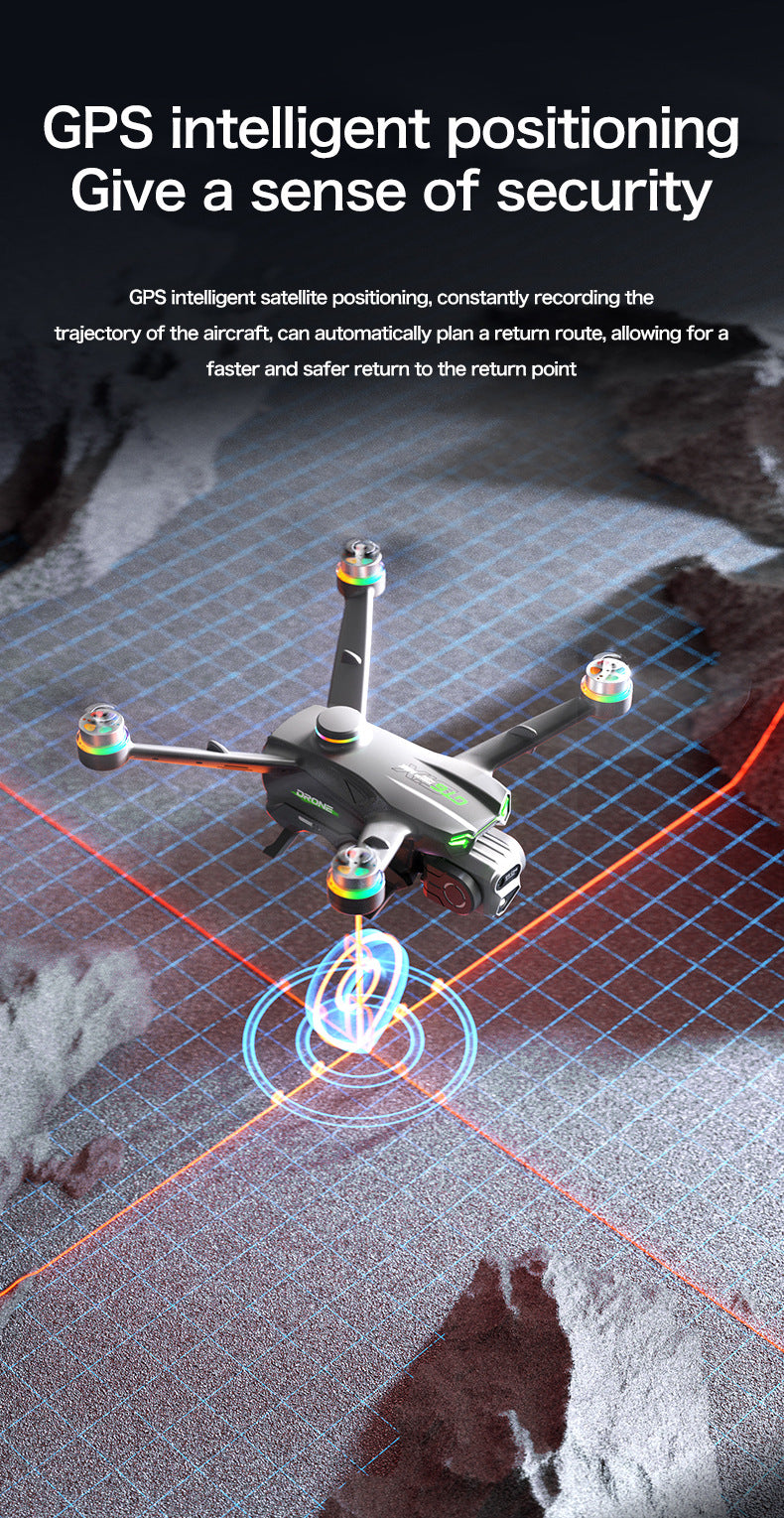 Cross-Border GT6Brushless Drone Intelligent Obstacle Avoidance Optical Flow GPS Return Remote Control Airplane5G Transmission Quadcopter