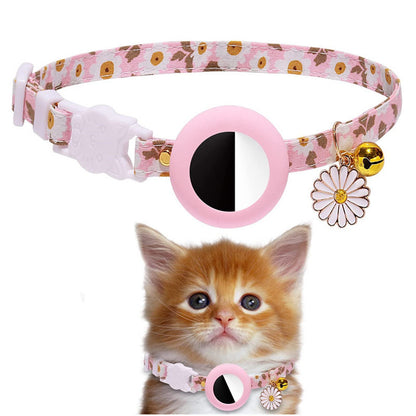 Pet Cat Locator Collar Compatible iOS Waterproof Apple Find My Tracker Android Dual System