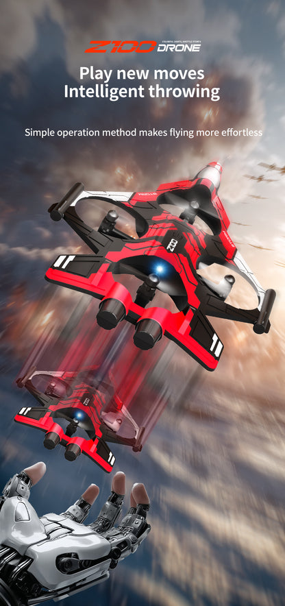 Cross-Border Z100Fighter Four-Channel Suspension Four-Axis Drone Altitude Hold Roll Stunt Gyro Light Aircraft Low Price