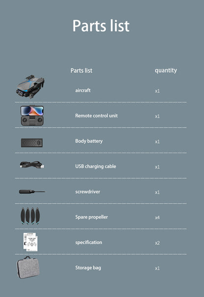 Cross-Border New Products AE7Foldable Brushless Motor Drone Aerial Photography Cool Lighting Remote Control Aircraft Quadcopter