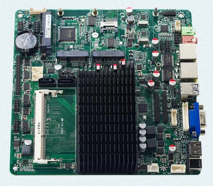 J1900 Original Fanless Mini-ITX Mainboard For Intel Atom CPU IPC SBC Embedded Motherboard Baytrail with 6*COM 2*Giga NTWRK DC12V