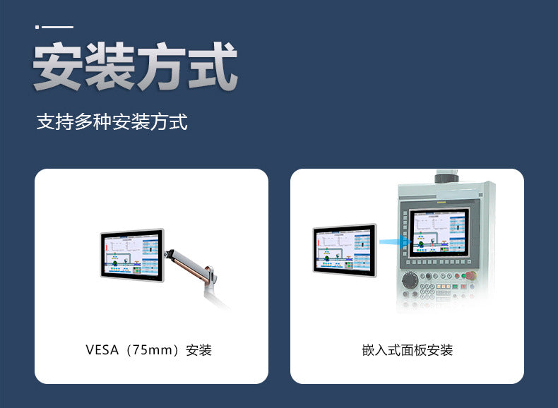 Fully Enclosed 10.1inch Industrial Control Touch All-in-One Machine Dual Network Multi-Serial Port J6412 Industrial Grade Tablet Computer
