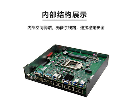 G3750F-L6 High-Performance Industrial Computer 6 Network Ports 4 Serial Ports 12/13/14 Gen i5 i7 Vision Industrial Computer