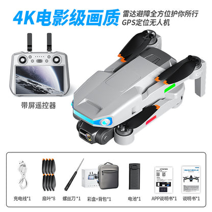 Cross-Border AE3Drone remote control with screen brushless GPS Three-axis gimbal Obstacle Avoidance Drone Remote Control Aircraft