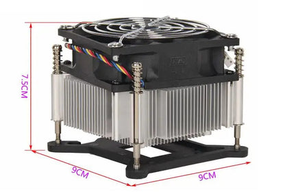 Core-115X  3Pin Silent + Copper core 90mm HEATSINK For Intel Core 1155 1150 CPU Radiator Cooling Fan CPU FAN with Silicone