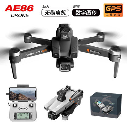AE86Digital Image Transmission Obstacle Avoidance HD Professional Aerial Photography Drone Anti-Shake Auto Return GPS Remote control aircraft