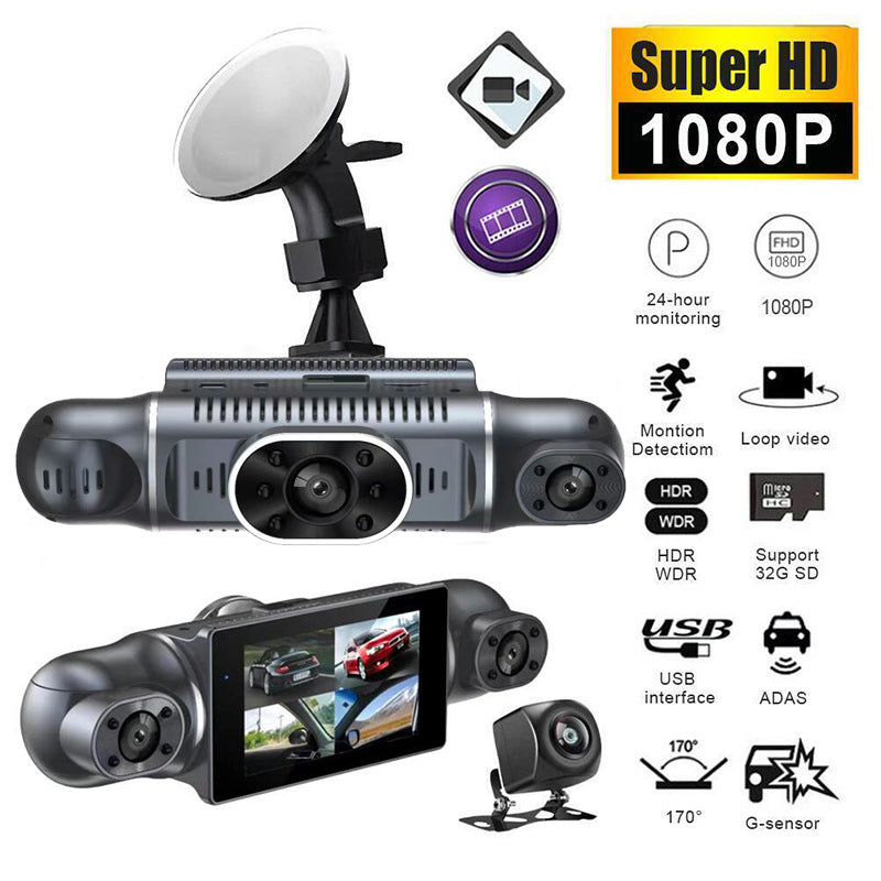 Private Model4Camera Recorder1080P High Definition Night Vision Reversing Camera for Vehicles DVR High-end Dash Cam