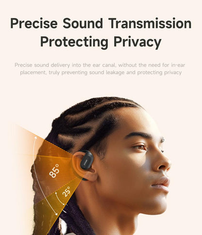 Picun H1 Lightweight Earbud Audio Headset with CVC, HD Microphone, Electronic Touch Control, Ideal for Cycling, Running & Workouts, Wireless Design