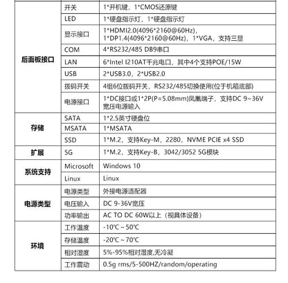 Industrial Control P6760F-L6 Embedded N97 Mini Industrial Computer 6 Network 4 Serial Multiple Network Ports Vision Industrial Computer