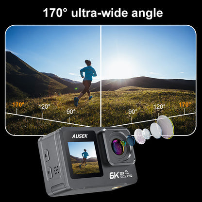 6k Sport Action Cam Camera Cross-Border6k Sports Camera Anti-Shake Waterproof6k Cycling Computer