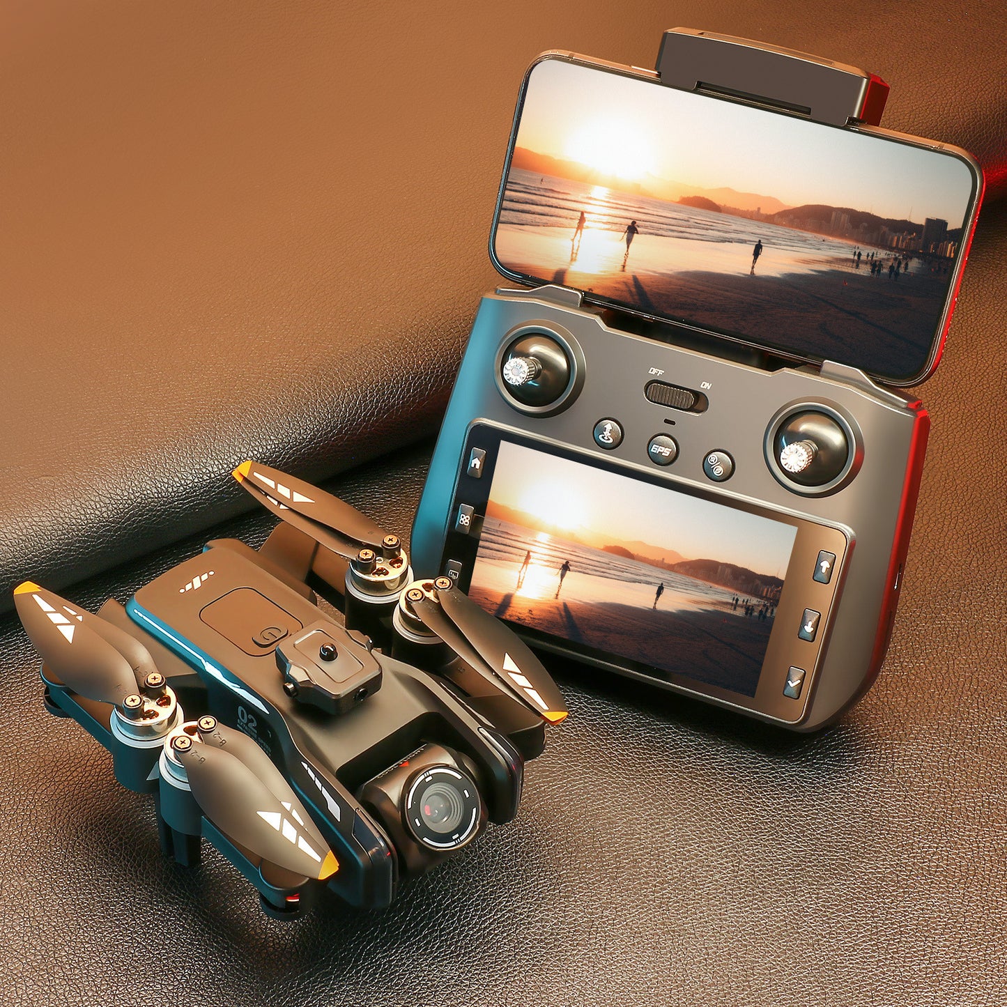 Cross-Border XT808Drone remote control with screen brushless motor HD aerial photography GPS Intelligent Positioning Remote Control Drone