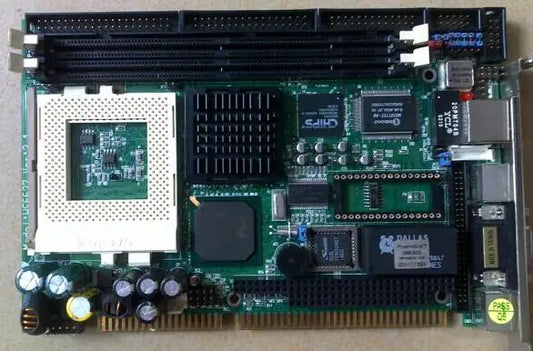 HS6637 VER:2.1 100% OK Original IPC ISA Board Industrial motherboard Half-Size CPU Card PICMG1.0 wtih CPU RAM