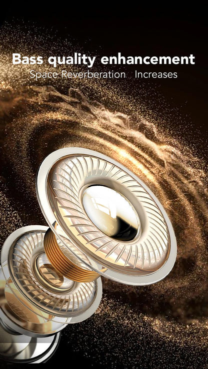 HTC NE20 Bluetooth 5.4 Earphones LED Display High Fidelity Waterproof Wireless Earphones | Suitable for Office, Sports, Study and Audio Calls | Built-in Microphone | Earphones