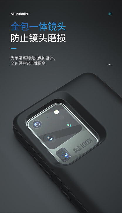 Applicable to Samsung S23/S24/S25ultra Back Clip Battery Power Bank plus Fully Soft Silicone Wireless Charger